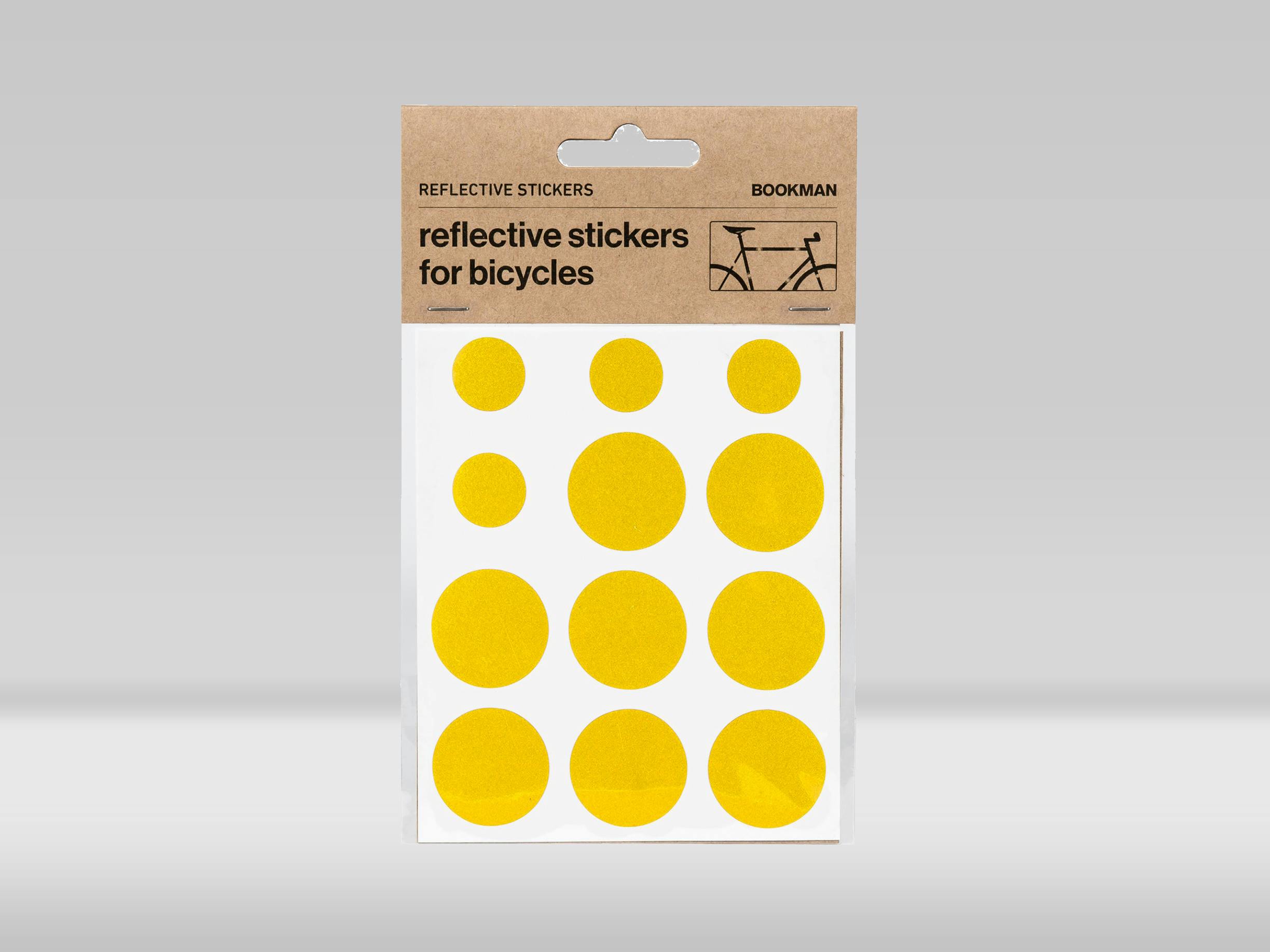 Bookman Reflective Stickers Yellow