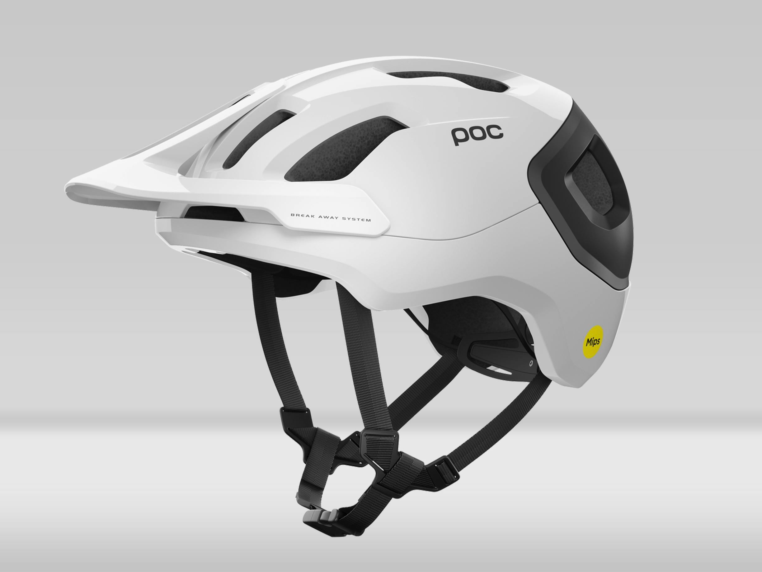 POC Axion Race Mips Hydrogen White/Uranium Black Matt